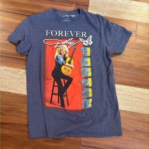 Dolly Parton forever graphic cotton blend Blue T-Shirt